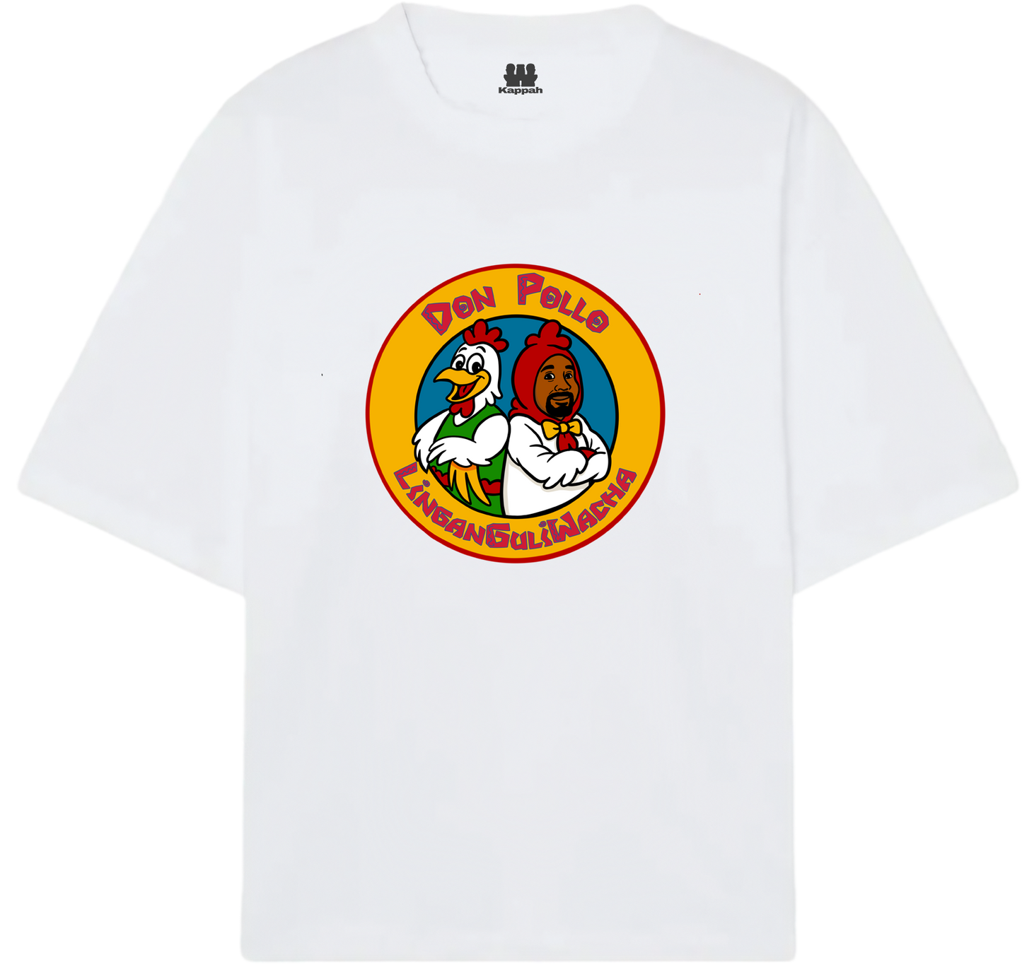 DON POLLO HERMANOS TEE WHITE