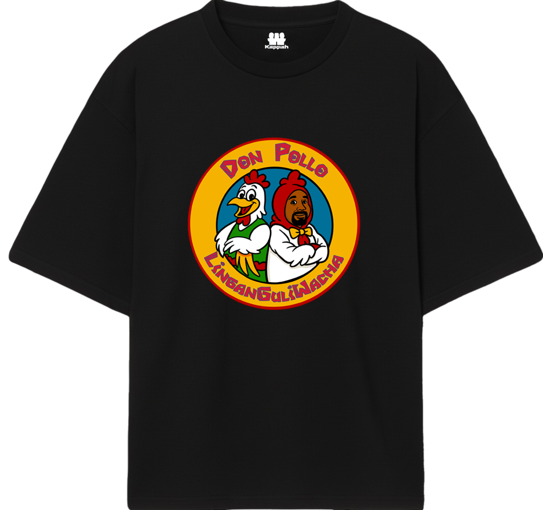 DON POLLO HERMANOS TEE BLACK