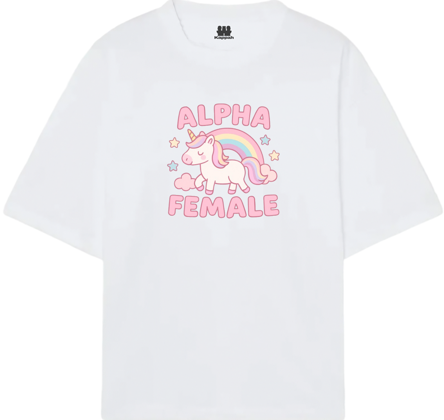 ALPHA FEMALE TEE (WHITE)