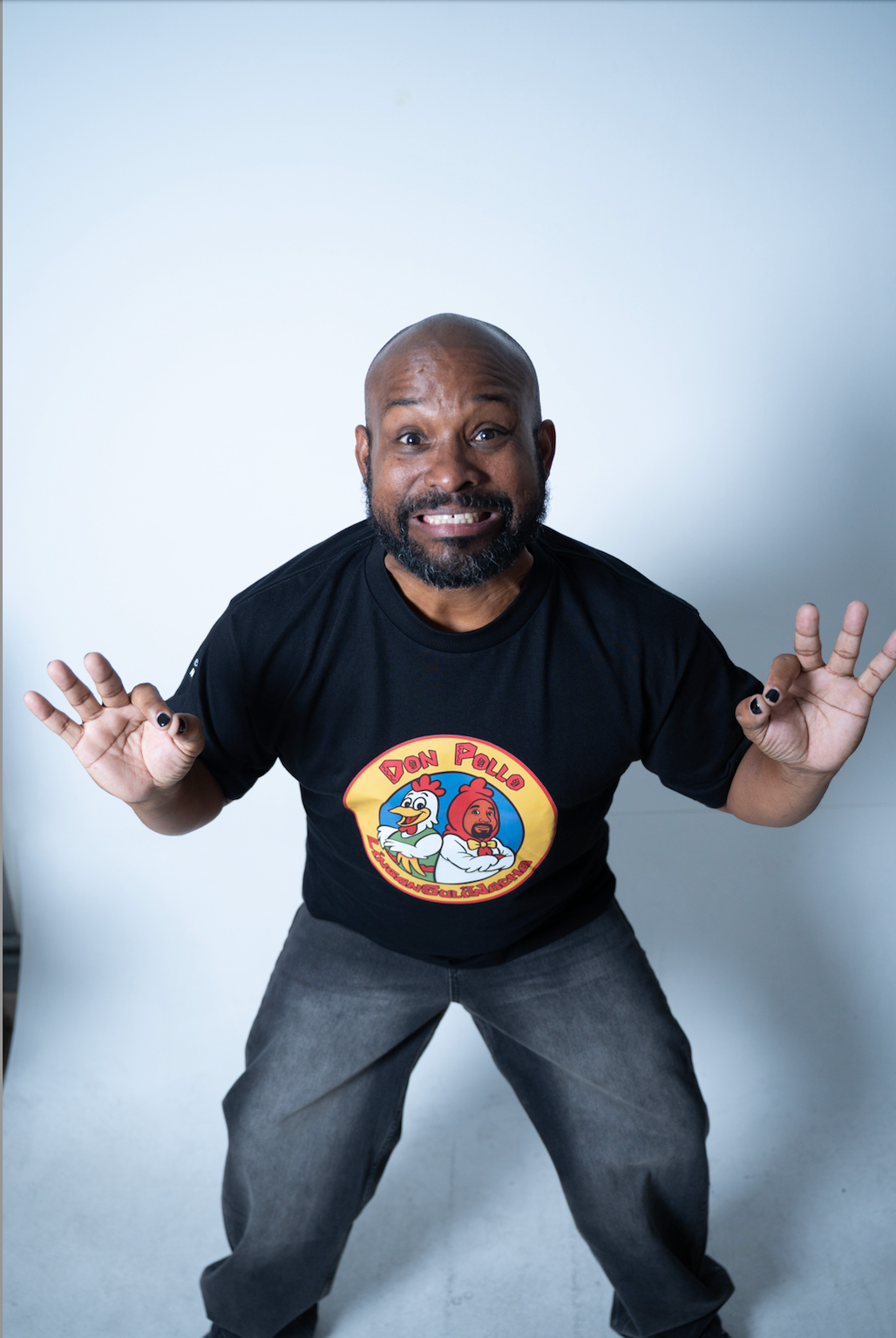 DON POLLO HERMANOS TEE BLACK
