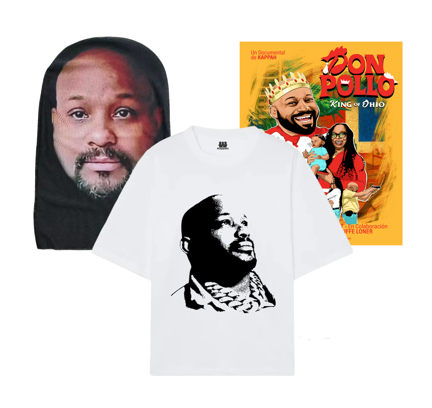 PACK DON POLLO | CAMISETA + MÁSCARA + POSTER