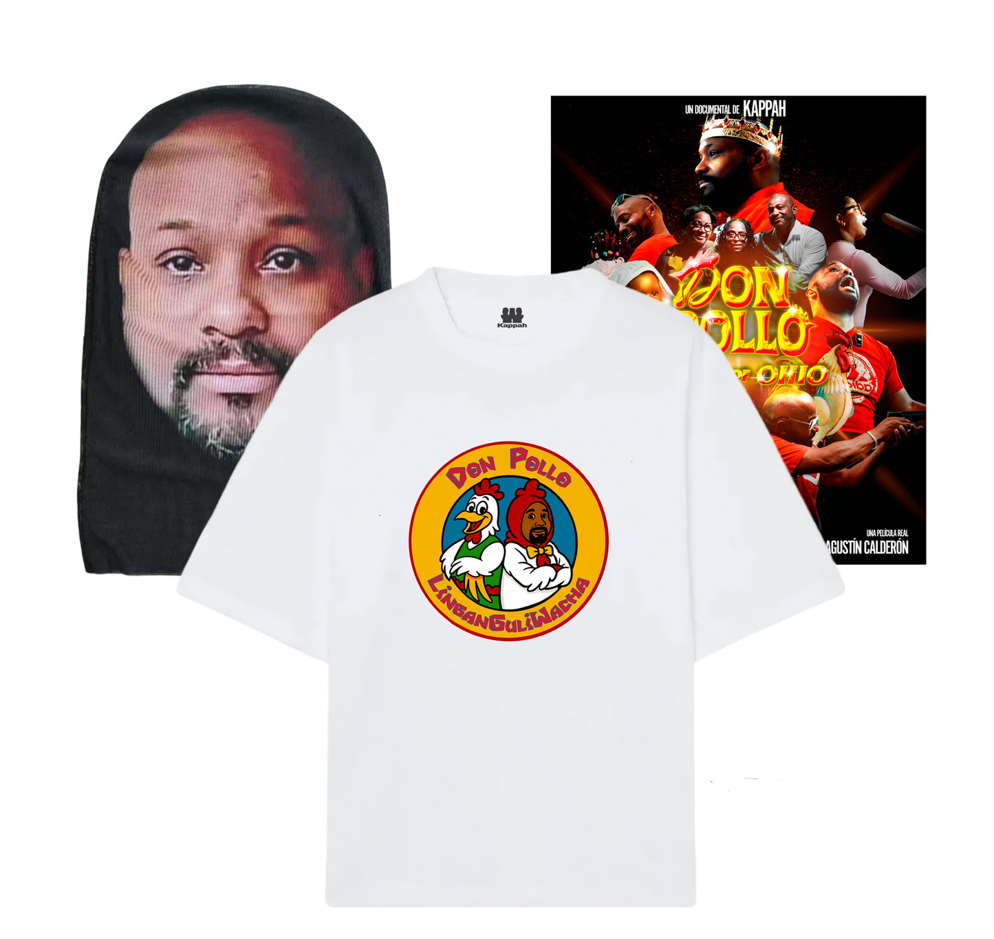 PACK DON POLLO | CAMISETA + MÁSCARA + POSTER