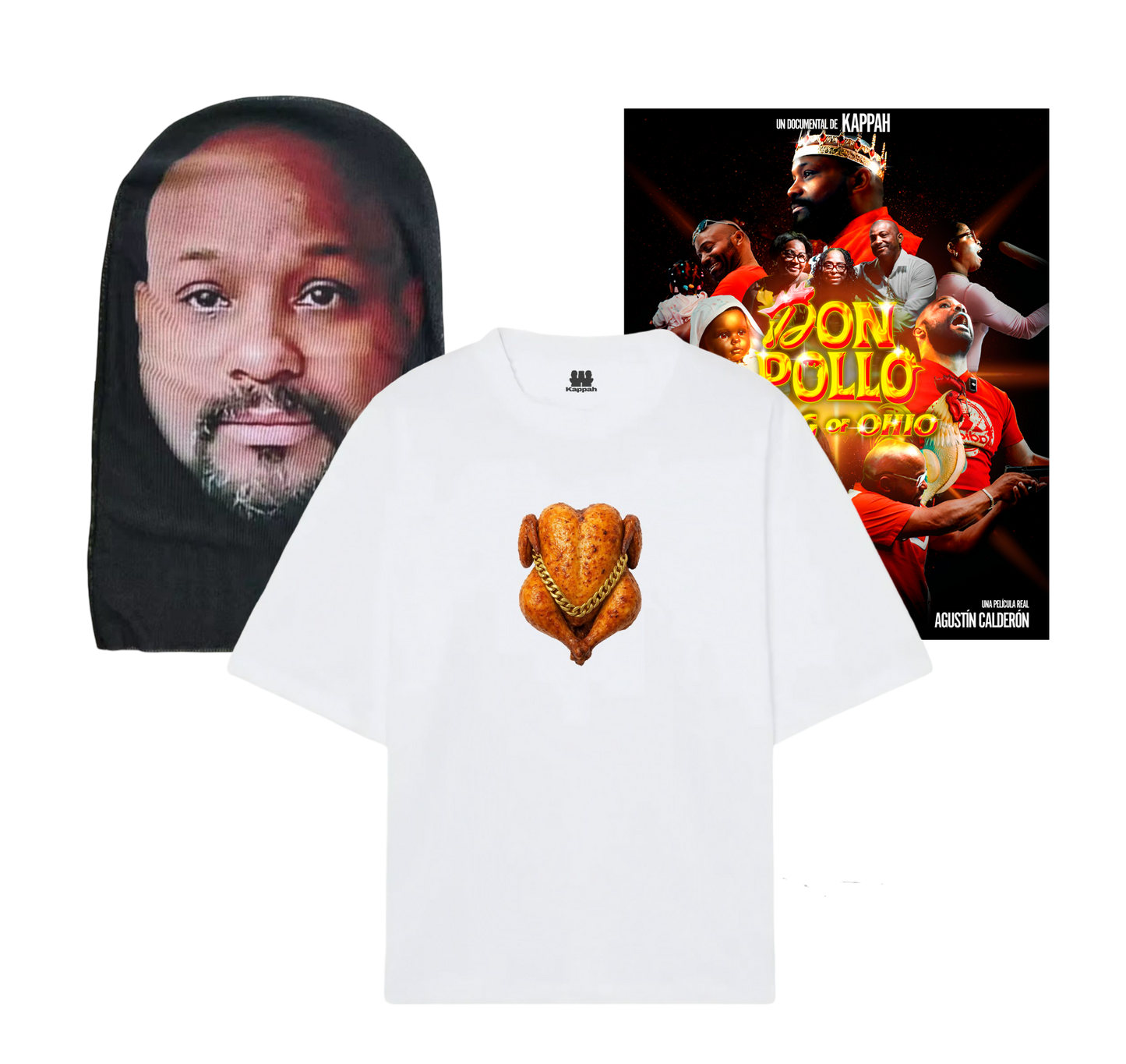 PACK DON POLLO | CAMISETA + MÁSCARA + POSTER
