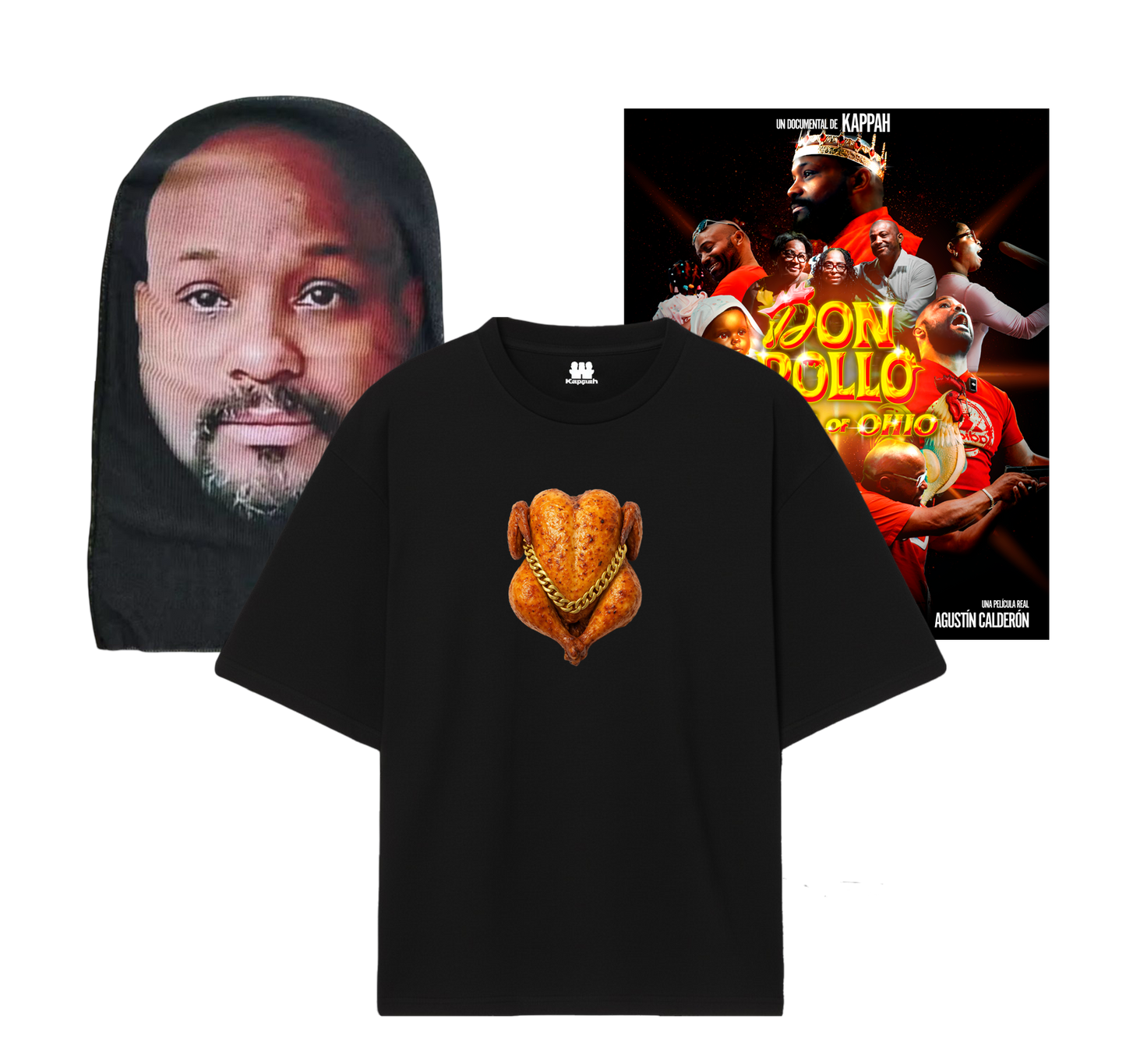 PACK DON POLLO | CAMISETA + MÁSCARA + POSTER